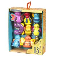 Детски комплект за игра от 9 части Battat, Шарени буболечки