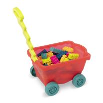 Детски конструктор в количка на колела от 54 части Battat