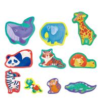 Детски образователен дървен пъзел Hape, Приятели от джунглата