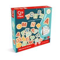 Детски образователен комплект с магнитни букви на български език Hape, 48 части