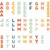 Детски образователен комплект за игра Hape, Магнитни букви