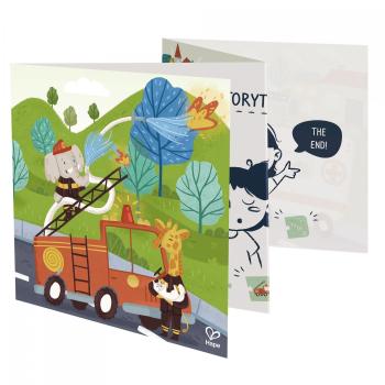 Детски пъзел 4в1 Hape, Спасителни превозни средства