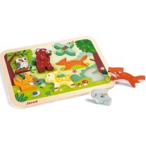 Детски пъзел с 3D части Janod, Гора