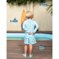 Детски плувни шорти с UV50 защита Fresk Surf Boy