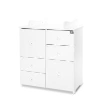 Детски шкаф Lorelli 2BOX - Бял 