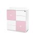 Детски шкаф Lorelli 2BOX - Бяло/Orchid Pink 