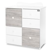 Детски шкаф Lorelli - Бял/Art New