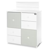 Детски шкаф Lorelli New - Бял/Milky Green