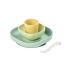 Детски силиконов комплект за хранене BEABA, 4 части, Yellow