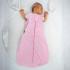 Детски спален чувал от органичен памук BabyBliss, Dreamy Zzz Pink, 2.5 TOG, 6-18 м