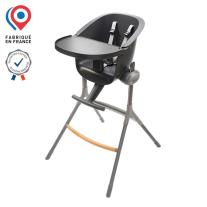 Детски стол за хранене BEABA, Up & Down, Dark Grey