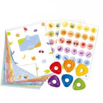 Детски творчески комплект Hape, Оцветяване с пастели