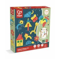 Детски творчески комплект Hape, Цветове и форми 