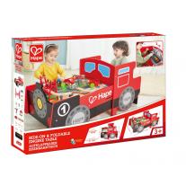 Детско дървено влакче за сядане със звук и светлина, Hape