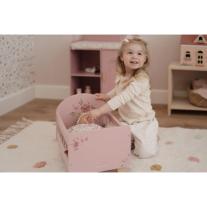 Детско дървено легло за кукли Little Dutch