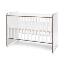 Детско легло Lorelli - Sweet Dream, 60 x 120 cm, бяло с кафе