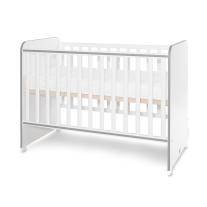 Детско легло Lorelli - Sweet Dream, 60 x 120 cm, бяло/stone grеy