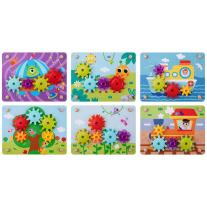 Дидактическа игра Tooky Toy, Картини със зъбни колела