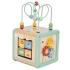 Дидактически дървен куб с активности 5 в 1 Tooky Toy