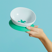 Иновативна купа с вакуумна основа за бебета и деца Doddl Морско синьо