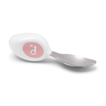 Иновативен сет прибори за хранене за деца над 12 месеца, Doddl, светло розов
