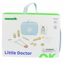 Докторски комплект в текстилен куфар Tooky Toy Малкият доктор