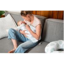 Памучно одеяло Doomoo Dream Leaves Aqua Green