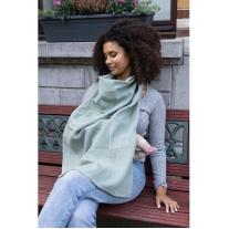 Пелена за кърмене Doomoo със силиконов ринг Mom n Play Tetra Green