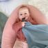 Пелена за кърмене Doomoo със силиконов ринг Mom n Play Tetra Blue