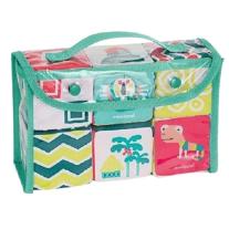 Дрънкащи кубчета Miniland - Eсо, меки и цветни