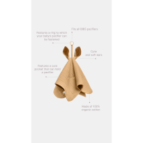 Дуду за гушкане Bibs Kangaroo Ivory