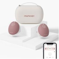 Двойна електрическа помпа за кърма MOMCOZY Mobile Flow - M9, Hands-free, Cozy Red
