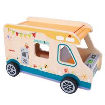 Дървен кемпер, с фигури и аксесоари Tooky Toy