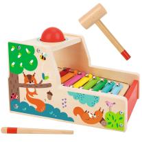 Дървена игра с топче и ксилофон 2в1 Tooky Toy