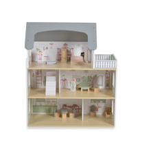 Дървена къща за кукли Moni Toys, Ema