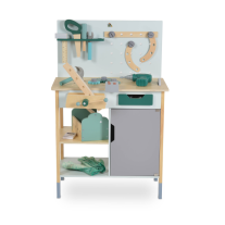 Дървена работна маса за игра с инструменти Moni Toys