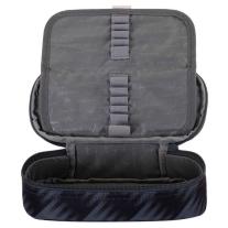 Елипсовиден ученически несесер Astra Head - Графит, 1 цип