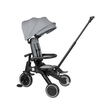 Детска сгъваема триколка с родителски контрол 8в1 Kikka Boo Trix 2 Grey