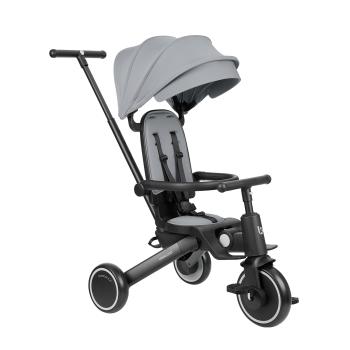 Детска сгъваема триколка с родителски контрол 8в1 Kikka Boo Trix 2 Grey