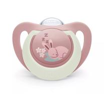 Светещи залъгалки NUK 0-6 мес., 2 бр., Night, Заек/Овца
