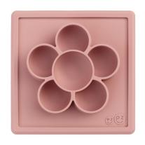 Силиконова чинийка Ezpz за храна и игра с вградена вакуумна подложка Mini Play Mat Blush