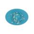 Обучителна силиконова купа с вградена вакуумна подлжка Ezpz 4 + месеца Tiny Bowl Blue