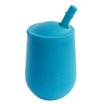 Обучителна чаша със сламка Ezpz 12+ месеца Mini Cup Blue