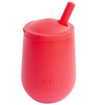 Обучителна чаша със сламка Ezpz 12+ месеца Mini Cup Coral