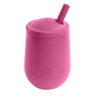 Обучителна чаша със сламка Ezpz 12+ месеца Mini Cup Pink