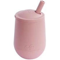 Обучителна чаша със сламка Ezpz 12+ месеца Mini Cup Blush