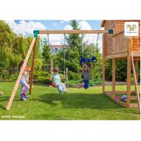 Дървена детска площадка Fungoo MAXI Play box