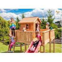 Дървена детска площадка Fungoo MAXI Joyfull castle