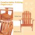 Детски дървен стол-шезлонг Ginger Home Adirondack