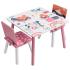Детска дървена маса със столчета Ginger Home Super Girl